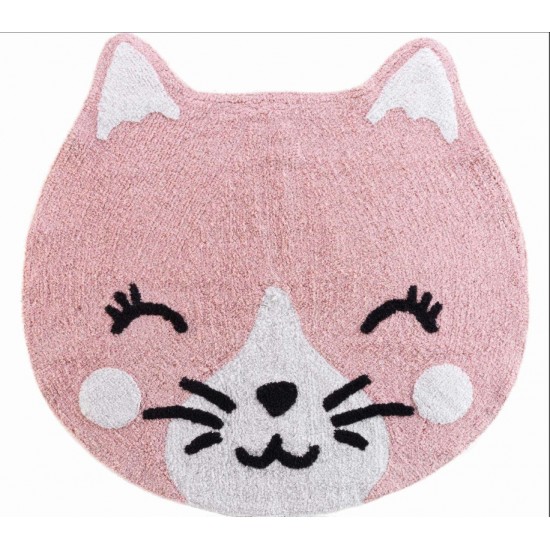 Χαλάκι στρόγγυλο Σχ. Chaton 90cm poly/cotton Χαλάκι στρόγγυλο Σχ. Chaton 90cm poly/cotton