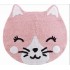 Χαλάκι στρόγγυλο Σχ. Chaton 90cm poly/cotton