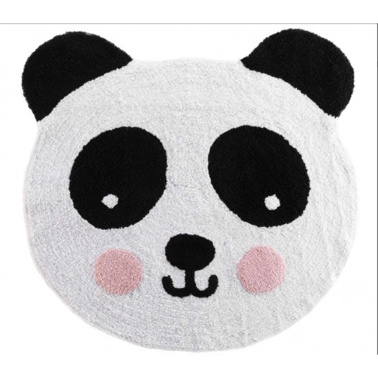 Χαλάκι στρόγγυλο Σχ. Panda 90cm poly/cotton Χαλάκι στρόγγυλο Σχ. Panda 90cm poly/cotton