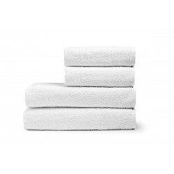 Πετσέτα Προσώπου Ξενοδοχείου 500gsm Plain 100% Cotton 50x95 Λευκό Beauty Home