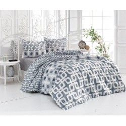 Σετ σεντόνια εμπριμέ Σχ. Diaman 70% cotton-30% polyester