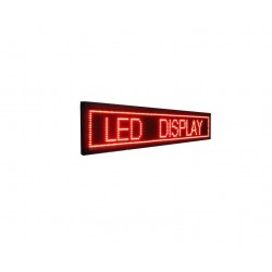 Πινακίδα LED – Μονής όψης – Κόκκινη – 167cm×23cm - IP67