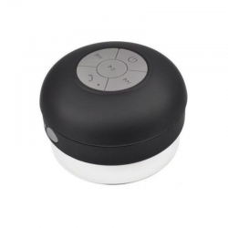 Ασύρματο αδιάβροχο ηχείο Bluetooth με βεντούζα - Black - 3W - BTS06 - 883785
