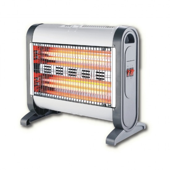 Θερμάστρα Χαλαζία Turbo Fan EcoHeat (Gray)