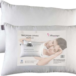 Μαξιλάρι ύπνου σετ 2 τμχ 50Χ70cm Σχ.170 ύφασμα microfiber 600gsm/τμχ - Image 1