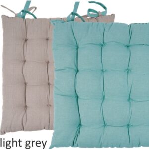 Μαξιλάρι καρέκλας Σχ.Duo 40x40cm διπλής όψης grey/l.grey 100% βαμβ. - Image 7