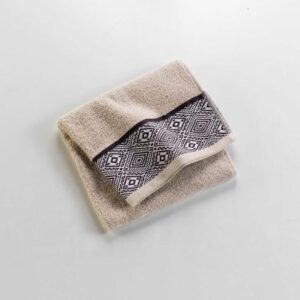 Πετσέτα ζακάρ Σx. Esteban beige έξτρα απορροφητική 100% cotton - Image 1