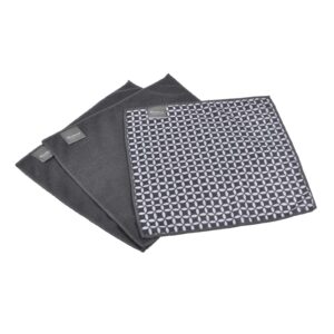 Σετ 3 τμχ πανάκι microfiber Σχ. Geoflower 30x30cm (τιμή συσκευασίας των 6 σετ) - Image 1