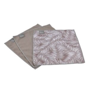 Σετ 3 τμχ πανάκι microfiber Σχ. Vegetal 30x30cm (τιμή συσκευασίας των 6 σετ) - Image 1