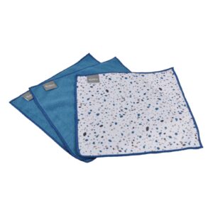 Σετ 3 τμχ πανάκι microfiber Σχ. Terrazo 30x30cm (τιμή συσκευασίας των 6 σετ) - Image 1