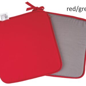 Μαξιλάρι καρέκλας δίχρωμο Σχ.Reli grey/l.grey 38x38x2cm 100% microfiber - Image 2