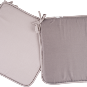 Μαξιλάρι καρέκλας δίχρωμο Σχ.Reli grey/l.grey 38x38x2cm 100% microfiber - Image 1
