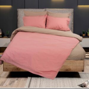 Σετ παπλωματοθήκη Σχ. Rainbow μονόχρωμη poly/cotton 144 κλωστών - Image 1