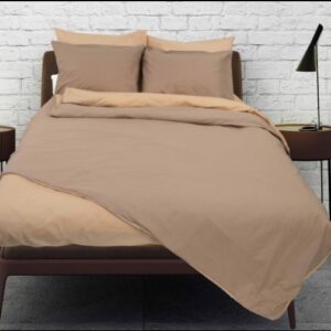 Σετ παπλωματοθήκη Σχ. Rainbow μονόχρωμη poly/cotton 144 κλωστών - Image 1