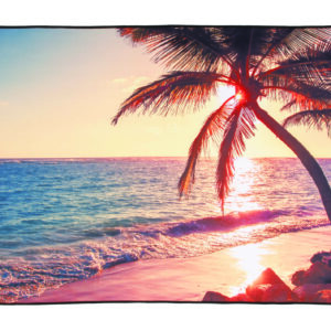 Πετσέτα θαλάσσης microfiber 75x150cm Σx. Sunset 100% polyester - Image 1