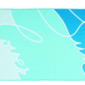 Πετσέτα θαλάσσης microfiber 75x150cm Σx. Sun lover 100% polyester - Image 1