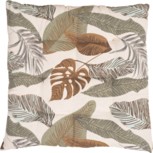 Μαξιλάρι καρέκλας Σχ.Tropic 40x40cm 70% cotton - 30% pol. - Image 1