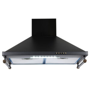 Απορροφητήρας Κουζίνας Καμινάδα 60cm Hausberg HB-1505RST Μαύρο Ρουστίκ - Image 2