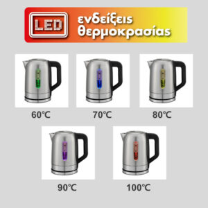 Βραστήρας Inox με Επιλογή Θερμοκρασίας IdeaKitchen Tempus-Pro Inox - Image 3