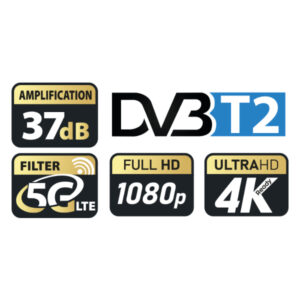 Ψηφιακή Κεραία UHF - Telemax Ampli-Max 5G DVB-T2 - Image 2