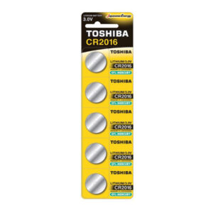 Μπαταρία Λιθίου TOSHIBA CR2016 3V 5 τεμ. (T-0167257) - Image 1