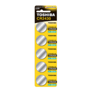 Μπαταρία Λιθίου TOSHIBA CR2430 CP-5C 3V 5 τεμ. (T-0167261) - Image 1