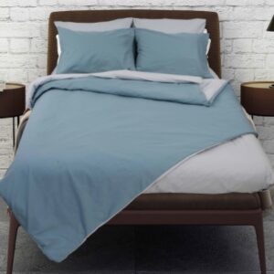 Σετ παπλωματοθήκη Σχ. Rainbow μονόχρωμη poly/cotton 144 κλωστών - Image 1
