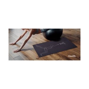 Πετσέτα γυμναστηρίου microfiber 50x90cm Σx. Health 100% polyester - Image 1