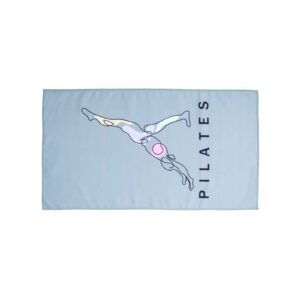Πετσέτα γυμναστηρίου microfiber 50x90cm Σx. Pilates 100% polyester - Image 1