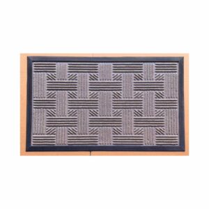 Πατάκι εξώπορτας ανάγλυφο Σχ.1073 45Χ75cm 100% polypropylene - Image 1