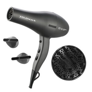 Επαγγελματικό Σεσουάρ Μαλλιών Telemax BELLA - 2200W Ανθρακί - Image 3
