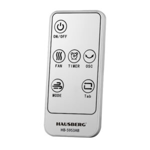 Ανεμιστήρας Πύργος Hausberg HB-5953AB Λευκός 105cm - 55W με Διαχύτη Αρώματος - Image 3