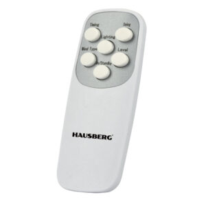 Ανεμιστήρας Πύργος Bladeless Hausberg HB-5956GR Γκρι 86cm - 70W με LED - Image 3