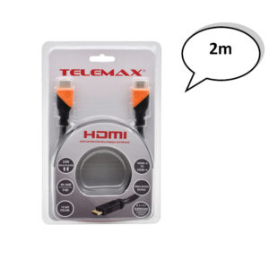 Καλώδιο HDMI PRO High Speed 2m Telemax SP-H20-20 Πορτοκαλί - 4K 60Hz, HDR & Gold-Plated - Image 3