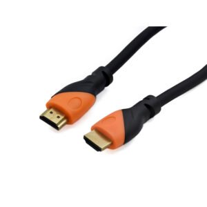 Καλώδιο HDMI PRO High Speed 2m Telemax SP-H20-20 Πορτοκαλί - 4K 60Hz, HDR & Gold-Plated - Image 2