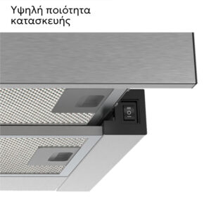 Απορροφητήρας Κουζίνας Συρόμενος 60cm Telemax TH0460 Inox - Image 2