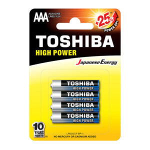 Toshiba LR03 1.5V 4 τεμ. (LR03GCP BP-4 3A) - Image 1